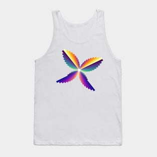 Dusk Butterfly | Flying Wings Bar Charts White Tank Top